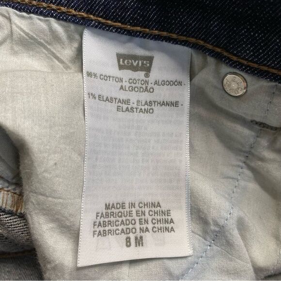 Levi’s Perfectly Slimming Boot Cut 512 Jeans Blue Sz 8 - Picture 10 of 13